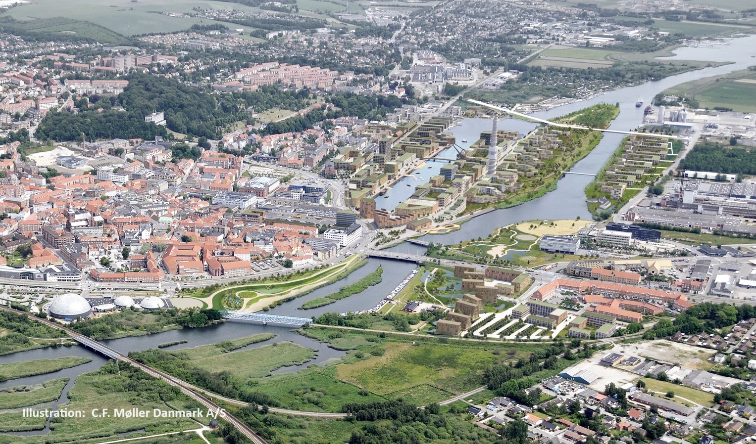 Enormt byudviklingsprojekt skal fremtidssikre Randers